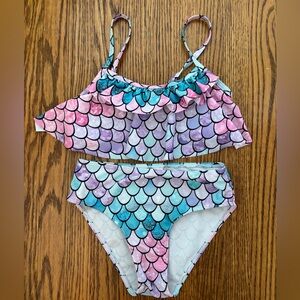 SHEIN 3 piece mermaid bathing suit NWOT